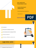 Modulo 10 - Semana11 - Plan Estrategico Operacional