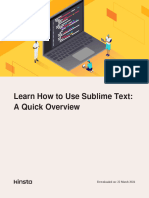 How To Use Sublime Text