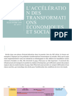 L'accélération Des Transformations Économiques Et Sociales