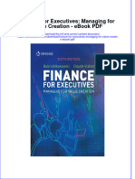 Ebook Finance For Executives Managing For Value Creation PDF Full Chapter PDF