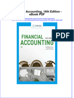 Download ebook Financial Accounting 16Th Edition Pdf full chapter pdf
