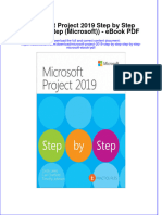 Download ebook Microsoft Project 2019 Step By Step Step By Step Microsoft Pdf full chapter pdf