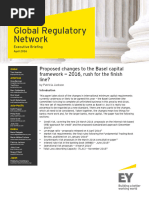 EY Proposed Changes To The Basel Capital Framework 2016 Rush For The Finish Line