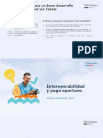 Interoperabilidad y Pago Oportuno