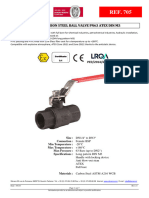 Technical Datasheet 2 Pieces Ball Valve Carbon Steel BSP Din m3