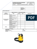 Fim-Ssoma-Kefren-79 - Formato de Inspección para Motobomba Eléctrica Sumergible