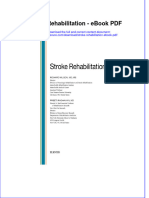 Download ebook Stroke Rehabilitation Pdf full chapter pdf