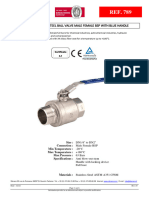 Technical Datasheet 2 Pieces Ball Valve Stainless Steel Male Female BSP