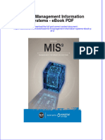 Download ebook Mis 9 Management Information Systems 2 full chapter pdf