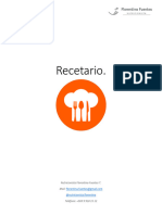 Recetario Completo Con Diferentes Recetas