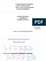 Evolucion Del Comercio Internacional