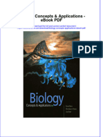 Download ebook Biology Concepts Applications Pdf full chapter pdf
