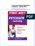 Download ebook First Aid For The Psychiatry Clerkship Fourth Edition Pdf full chapter pdf