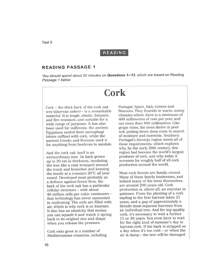Ielts 12 - Test 5 - Reading | PDF