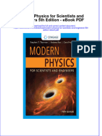 Download ebook Modern Physics For Scientists And Engineers 5Th Edition Pdf full chapter pdf