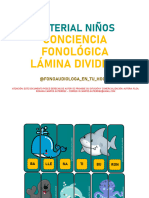 Producto 2. Conciencia Fonológica Lámina Dividida