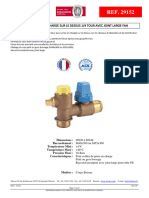 Fiche Technique Robinet Prise en Charge Sur Le Dessus Equerre Joint Large Fah