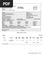 Orçamento Balcao Placa POZ7638 Chassi 872396 Número 01.4702620 09042024 172921