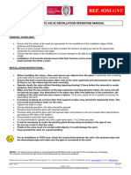 Installation Operating Manual Flanged Gate Valve