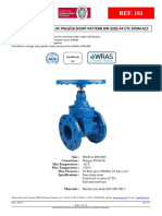 Technical Datasheet Resilient Seat Gate Valve f4 CTC Epdm Acs Flanged pn10-16