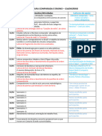 Calendário de Atividades