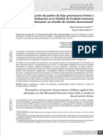 Adm-Ojs2014, PercepciÃ N de Padres de Hijos Prematuros