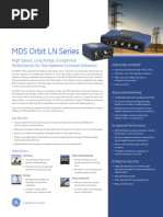 Mds Orbit LN Series Gea12931 HR