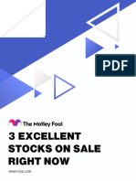 3 Excellent Stocks On Sale Right Now