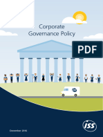 ISS Corporate Governance Policy