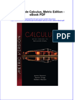Download ebook Multivariable Calculus Metric Edition Pdf full chapter pdf