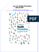 Download ebook Foundations For Health Promotion Pdf full chapter pdf