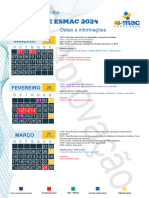 Calendário 2024 Esmac