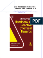 Download ebook Brethericks Handbook Of Reactive Chemical Hazards 8 Ed Pdf full chapter pdf