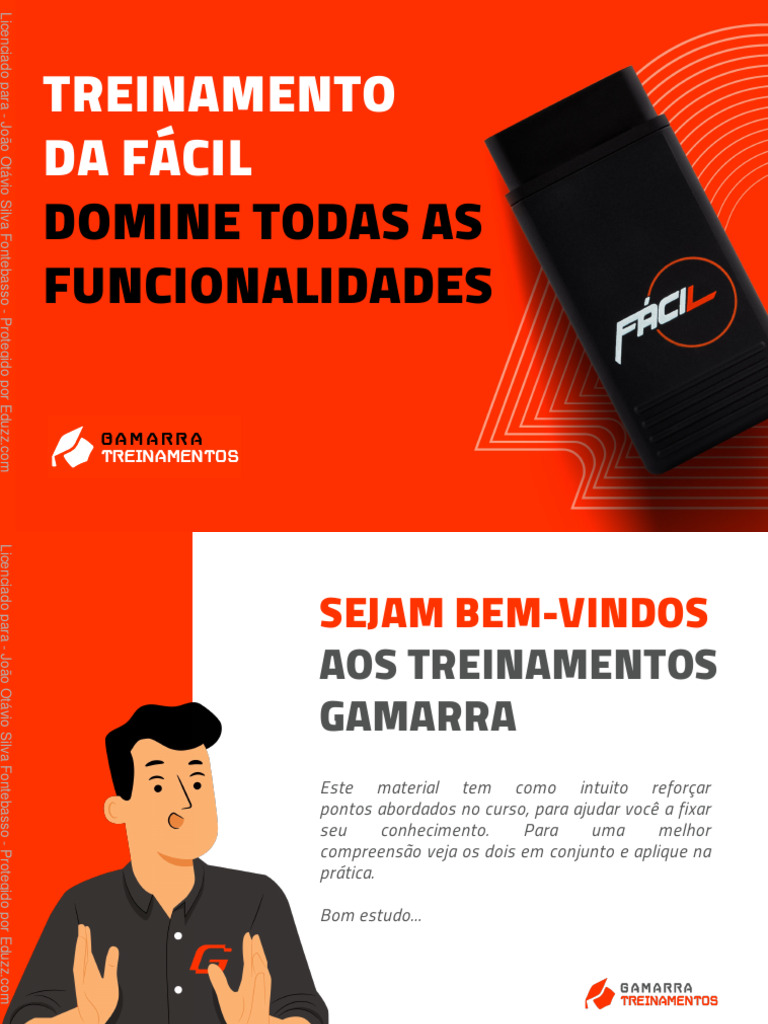Treinamento da Máquina Gamarra Fácil | PDF | Programas | Armazenamento ...