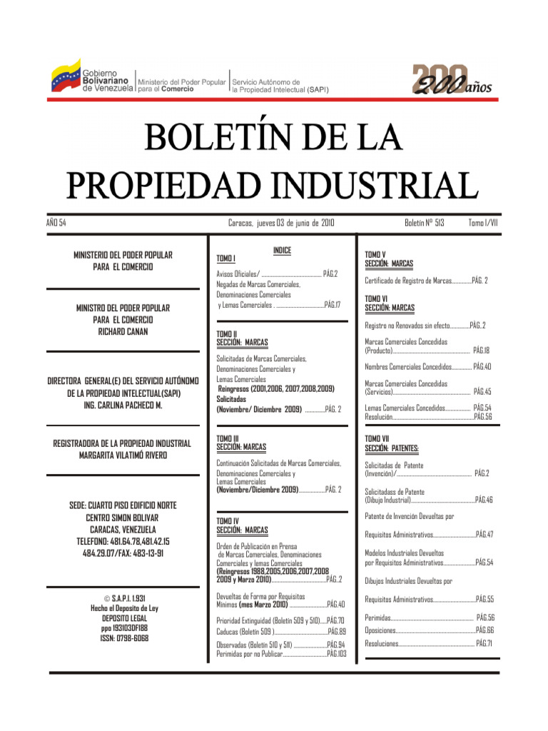 DENTAL  Bpi 513 | PDF | Patentar | Propiedad intelectual