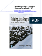 Ebook Building Java Programs A Back To Basics Approach 2 Full Chapter PDF