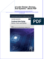 Ebook Fractional Order Design Devices Circuits and Systems PDF Full Chapter PDF