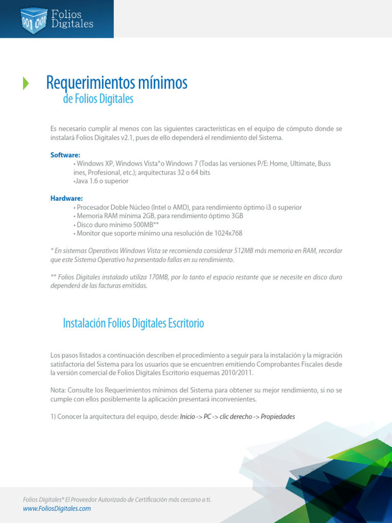 Requerimientos fd pdf computaci n de 64 bits java lenguaje de