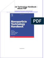 Download ebook Nanoparticle Technology Handbook Pdf full chapter pdf