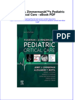 Download ebook Fuhrman Zimmermans Pediatric Critical Care Pdf full chapter pdf