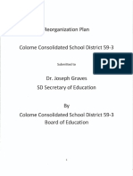 Approved Reorganization Plan Colome