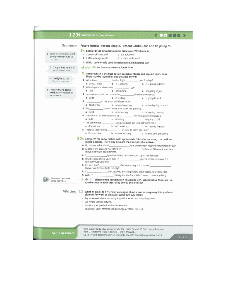 Future Forms Activity Pdf