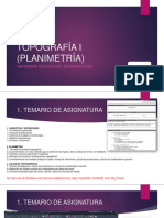 Topografía I y Ii Evaluación