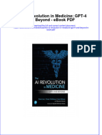 Download ebook The Ai Revolution In Medicine Gpt 4 And Beyond Pdf full chapter pdf