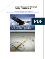 Ebook The American System of Criminal Justice PDF Full Chapter PDF