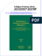 Ebook Functional Bakery Products Novel Ingredients and Processing Technology For Personalized Nutrition PDF Full Chapter PDF
