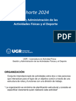UGR - CCAF - Clase 4 - La Organizacion 1
