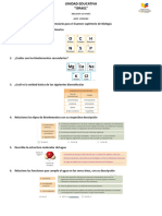 Formulario de Biologia - 1 Bgu - Biologia