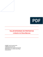 Evaluación 5 - Licitación de Obras Menores (Formativa) - Camilo Araneda