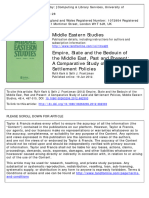 Kark R. & Frantzman S JEmpire State and the Bedouin of the Middle East Past and Present A Comparative Study of Land and Settlement Policies Middle Eastern Studies